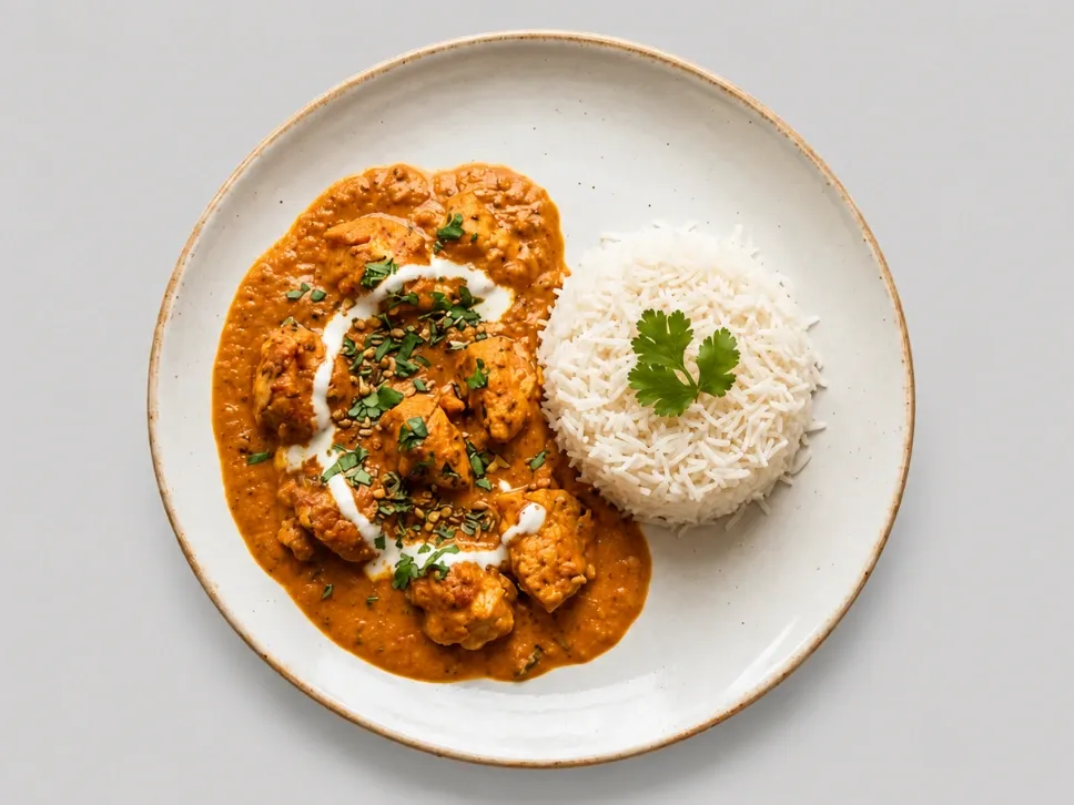 [M0001] Butter Chicken with Steamed Rice