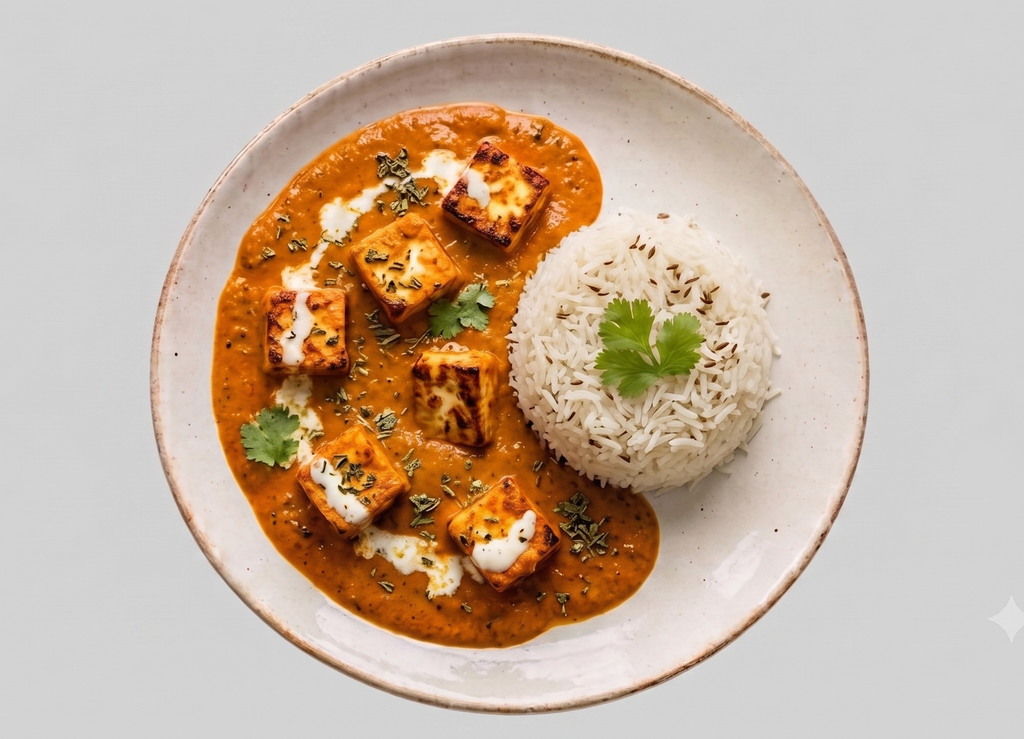 [M0009] Paneer Tikka Masala with Jeera Rice